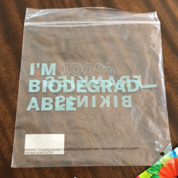 NWT Frankies Bikinis Hope skimpy tropical design bottom - Picture 14 of 14